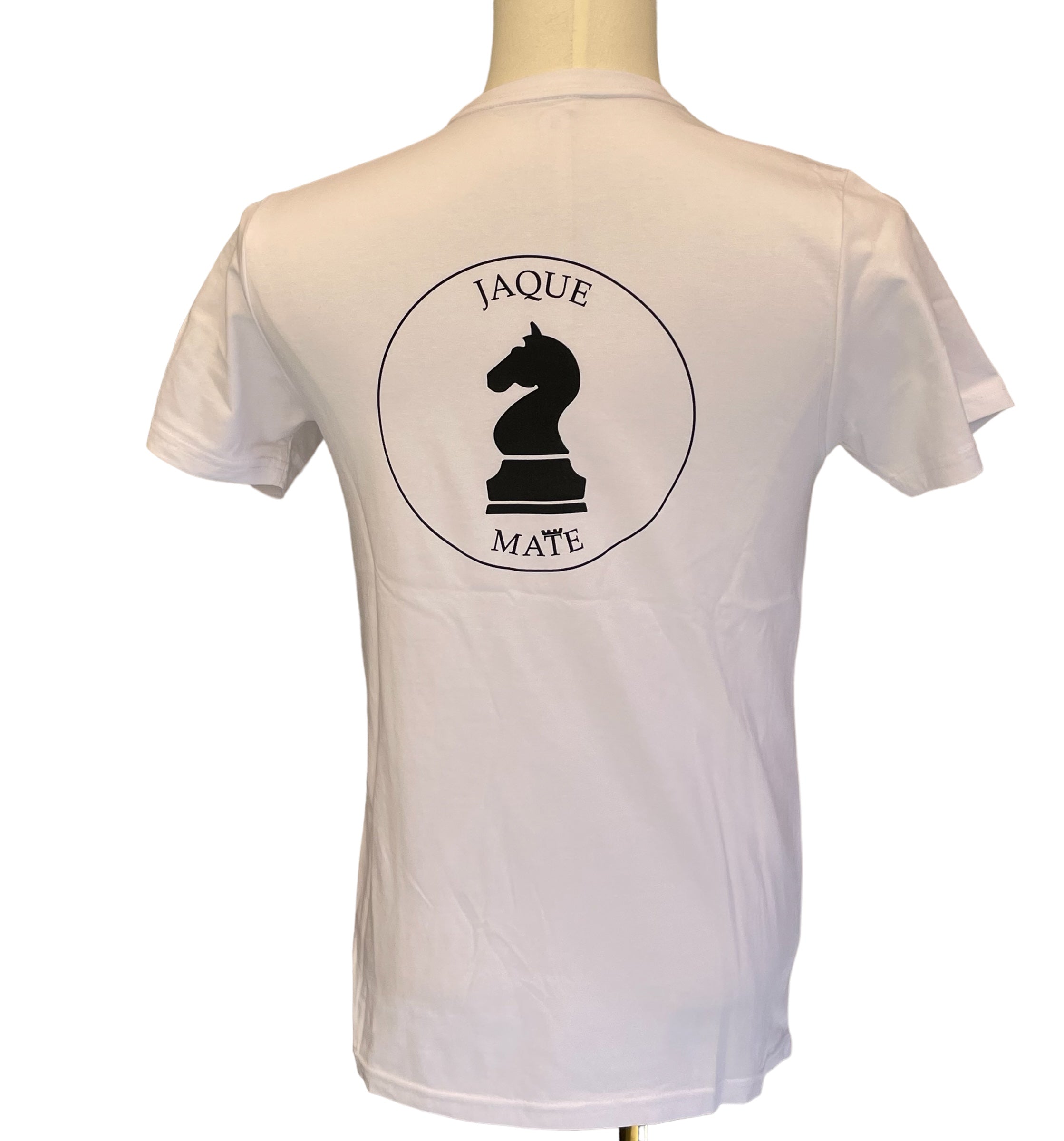 Camiseta JAQUEMATE Blanca Logo Delantero y Trasero