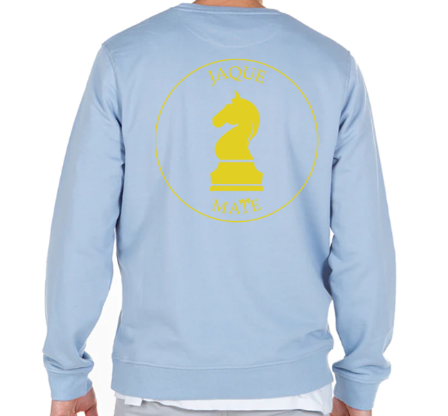 Sudadera Azul Espalda