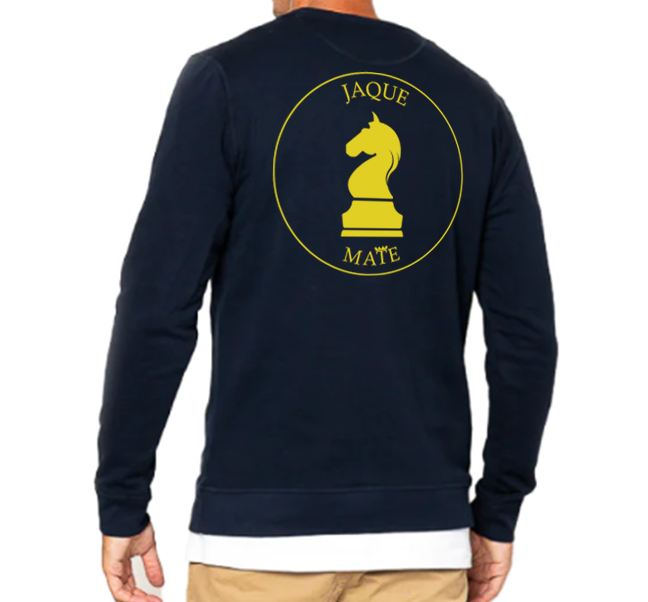 Sudadera Azul Marino Espalda