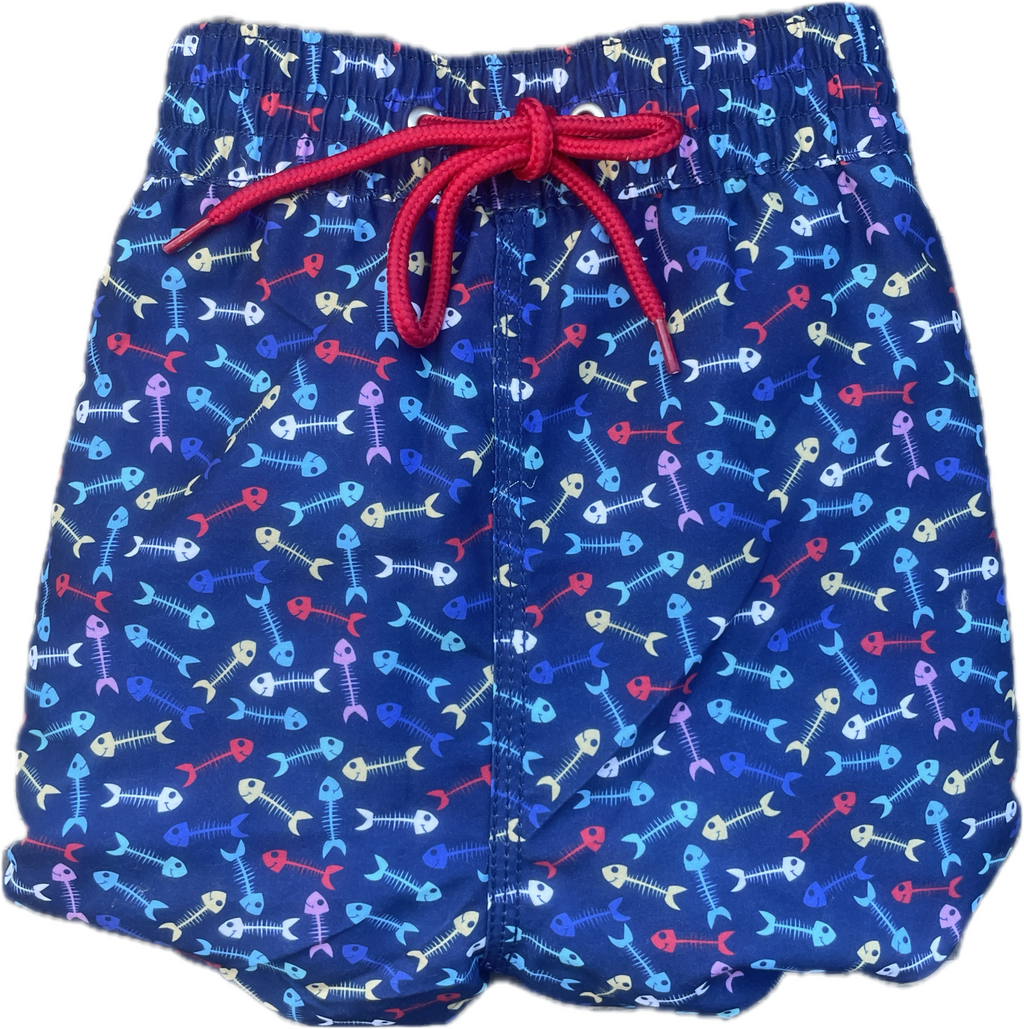 Bañador azul Raspas Pez