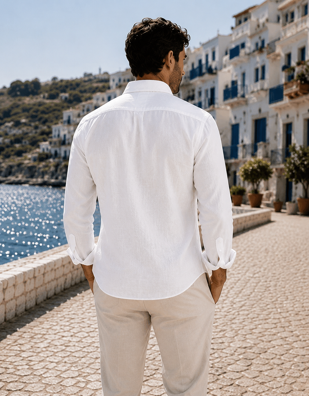 CAMISA LINO BLANCA ZAHARA