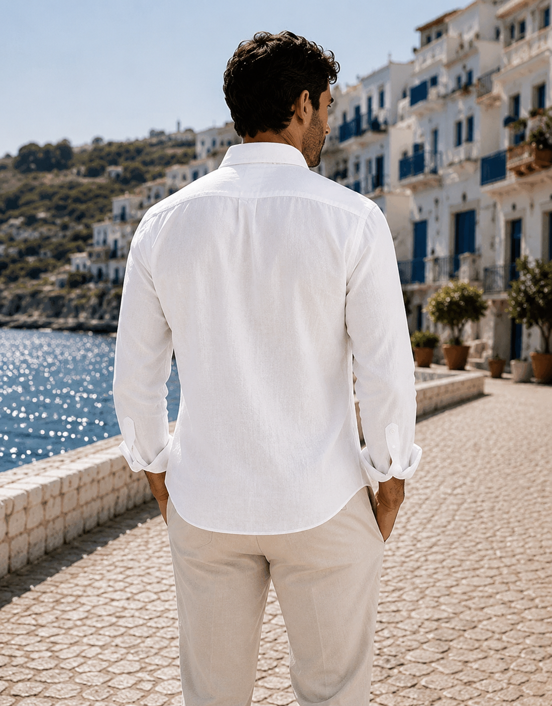 CAMISA LINO BLANCA ZAHARA