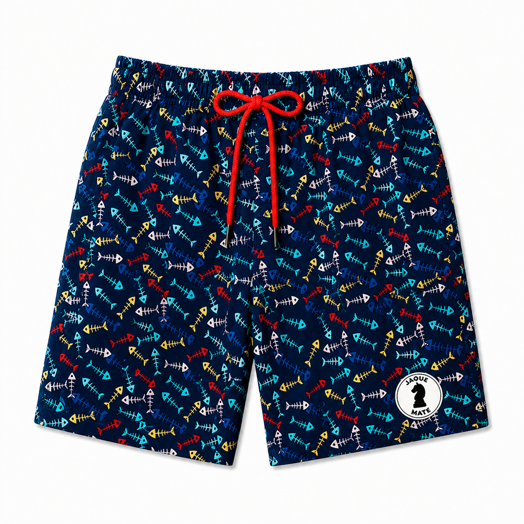 Bañador azul FISHBONE