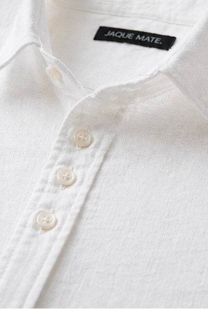 GUAYABERA de Lino BLANCO HABANA