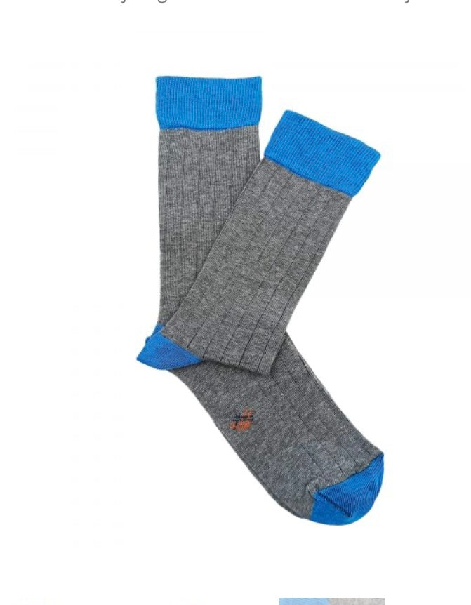 Calcetines Caña Baja Canale Gris Medio-Steward