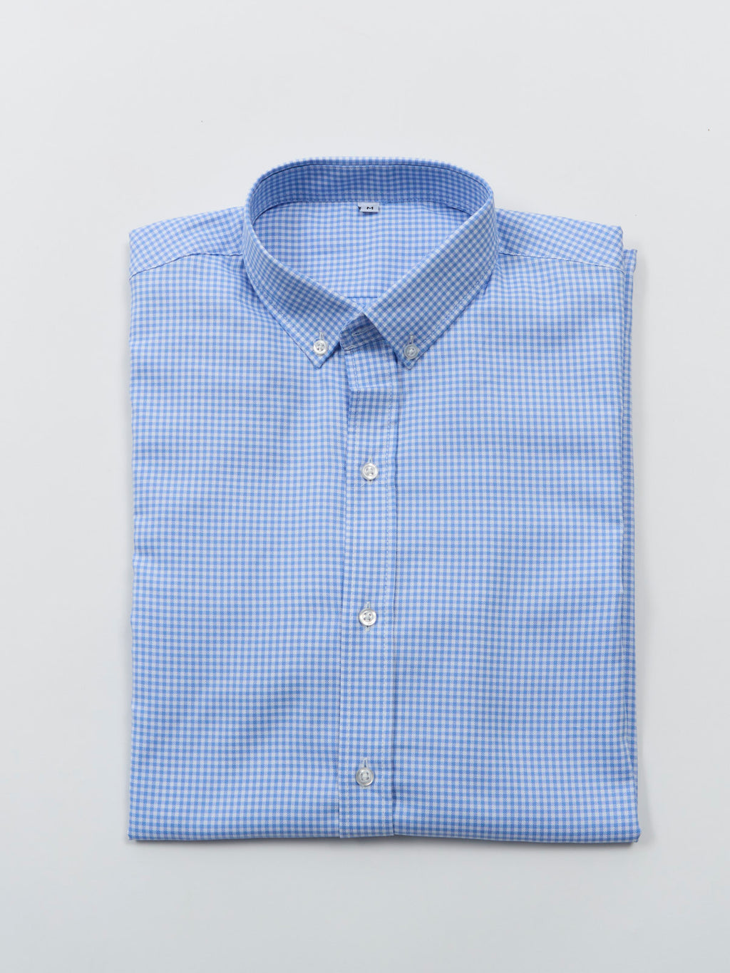 Camisa Oxford Cuadros Vichy Azul