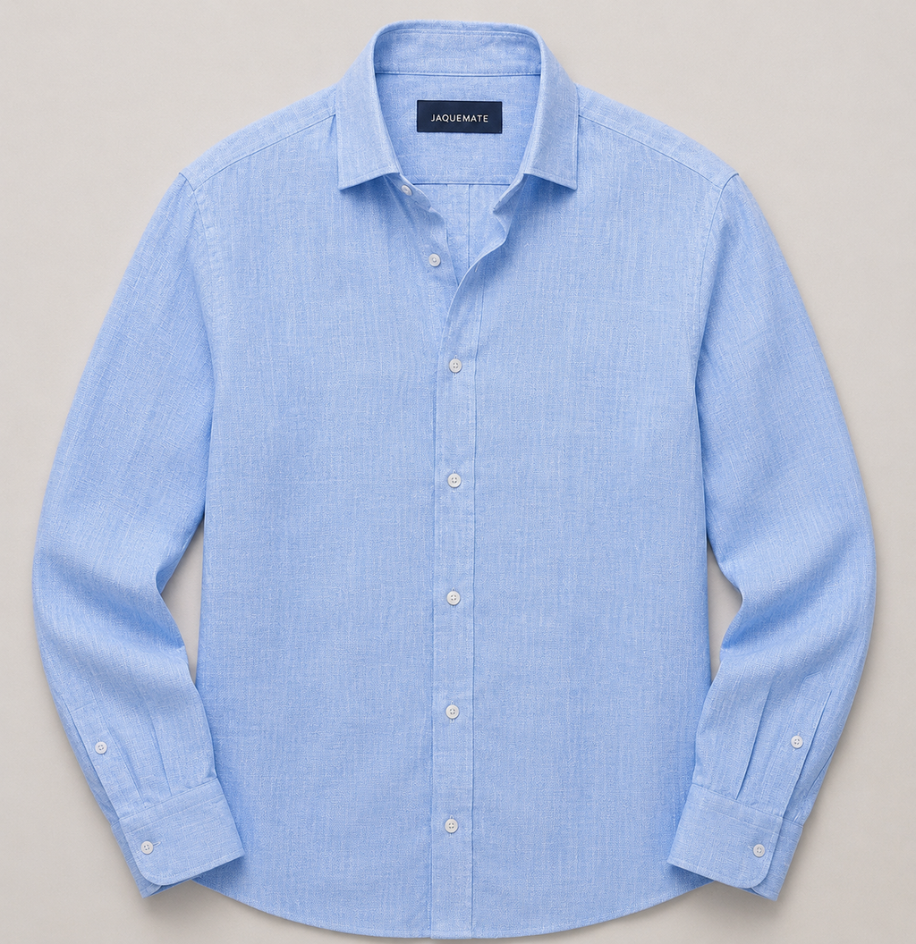 CAMISA LINO CELESTE FORMENTERA