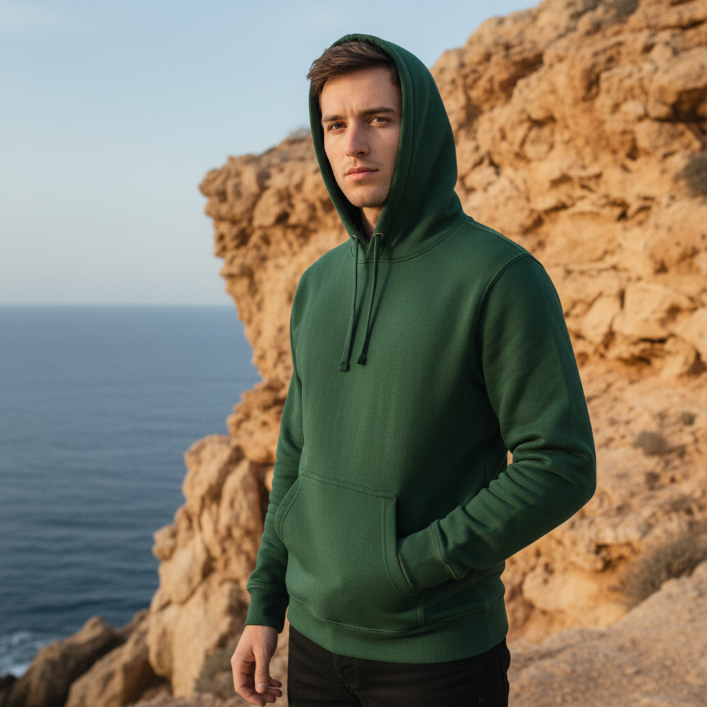 Sudadera HOODIE VERDE JAQUEMATE
