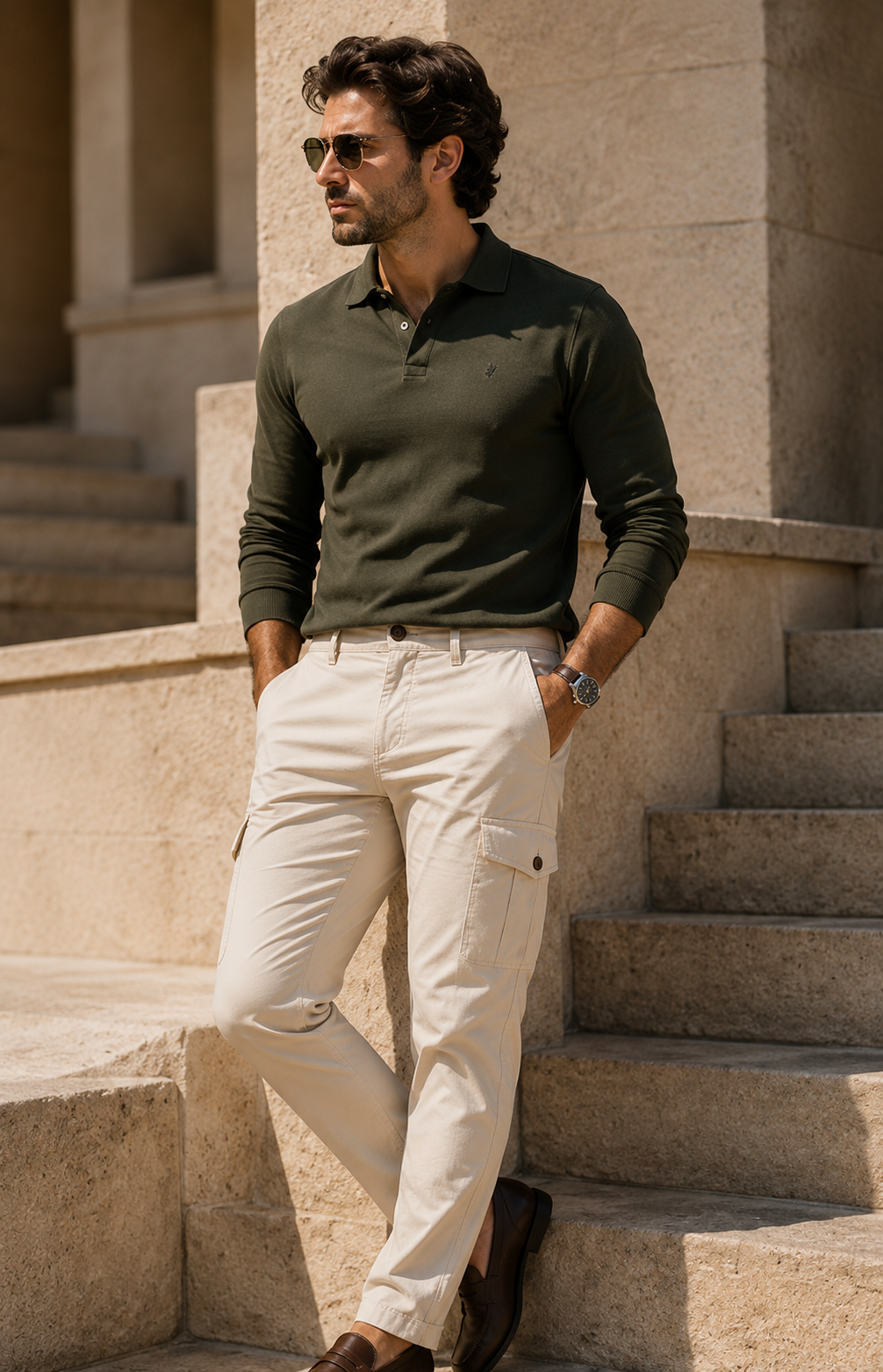 PANTALÓN CARGÓ BEIGE JAQUEMATE