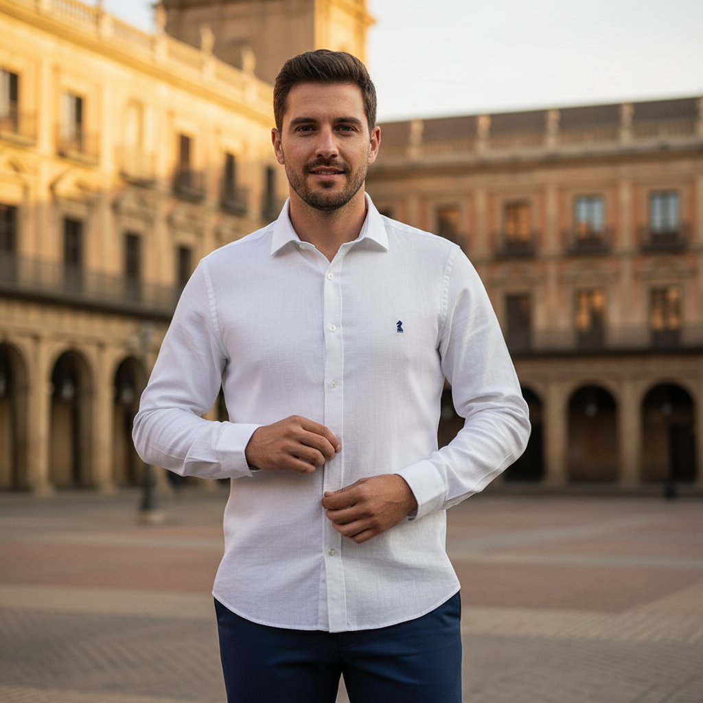 CAMISA LINO BLANCA ZAHARA