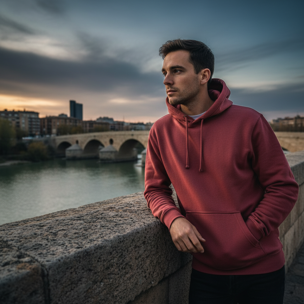 Sudadera HOODIE ROJO BAYA Jaquemate