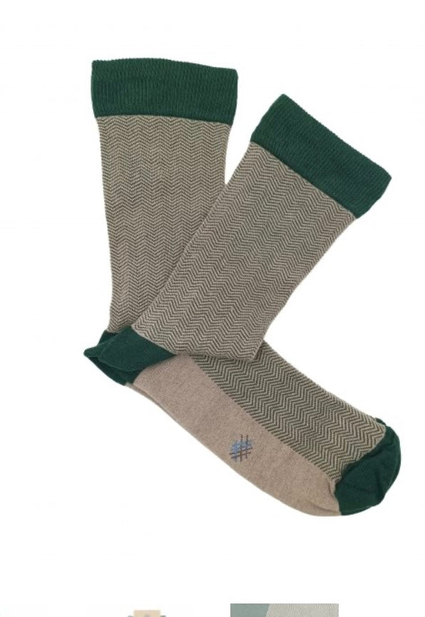 Calcetines Caña Baja Espiga Lama-Botella