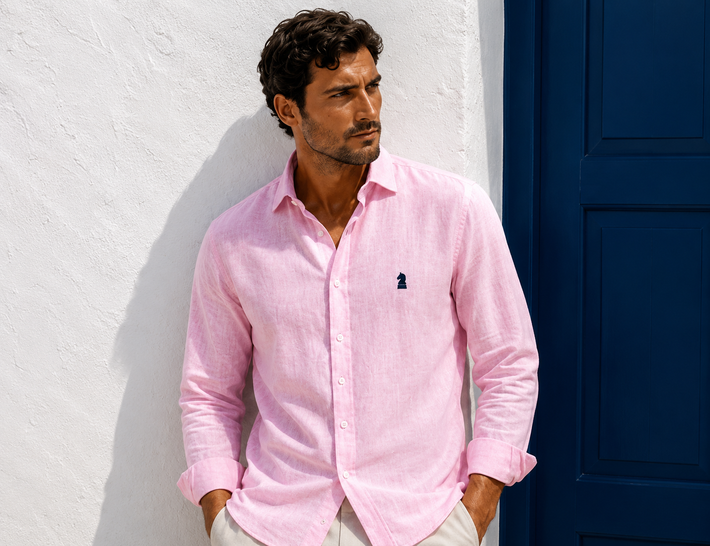 CAMISA LINO ROSA SAINT-TROPEZ