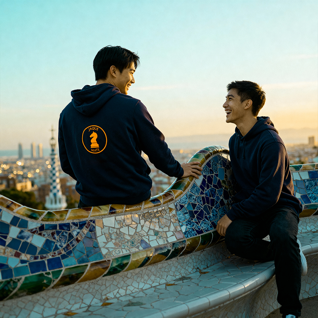 Sudadera HOODIE AZUL JAQUEMATE