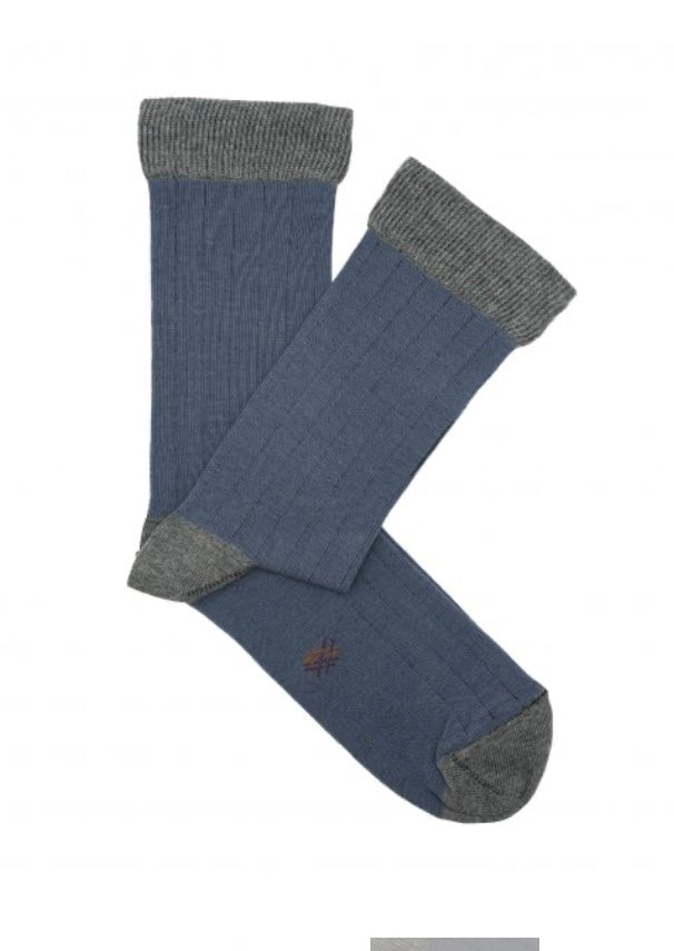 Calcetines Caña Baja Canale Stone-Gris