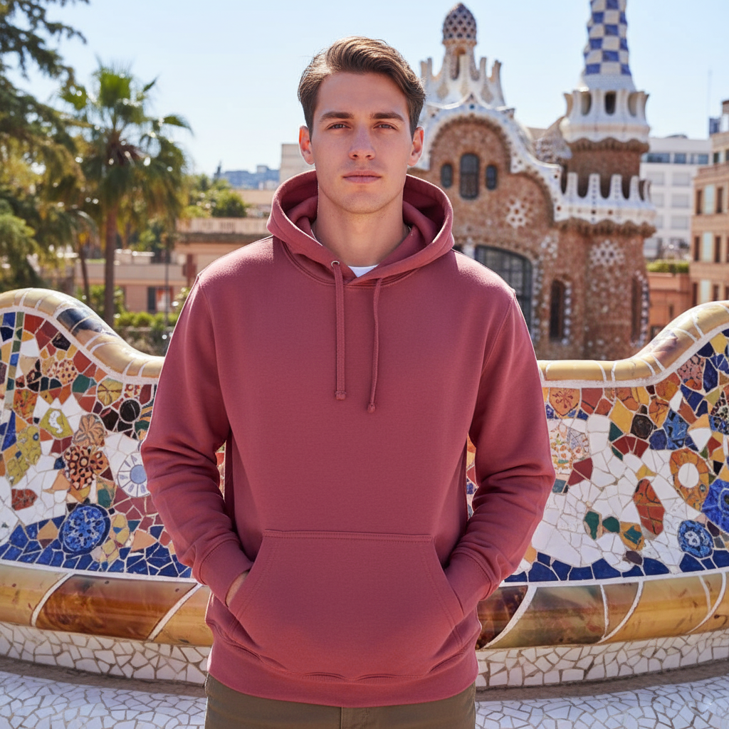 Sudadera HOODIE ROJO BAYA Jaquemate
