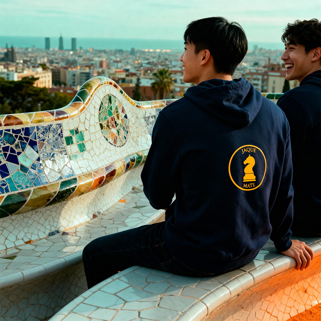 Sudadera HOODIE AZUL JAQUEMATE