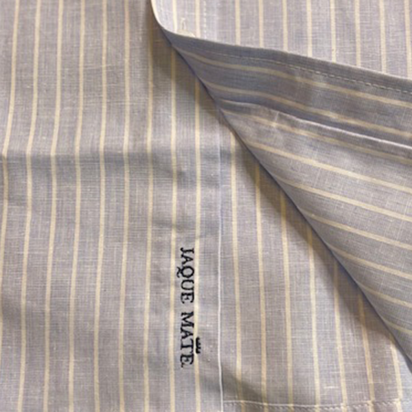 Camisa Oxford Azul Celeste Raya Blanca