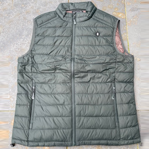 Chaleco Acolchado Verde Caza