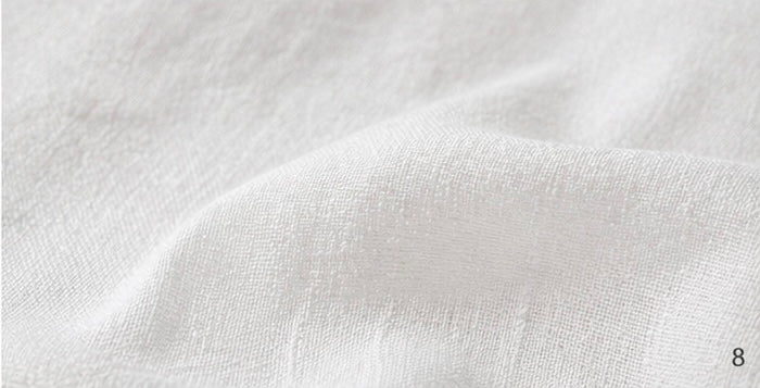 Camisa Polera de Lino Blanca Riviera