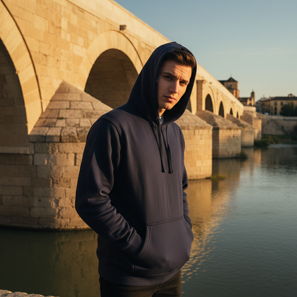 Sudadera HOODIE AZUL JAQUEMATE