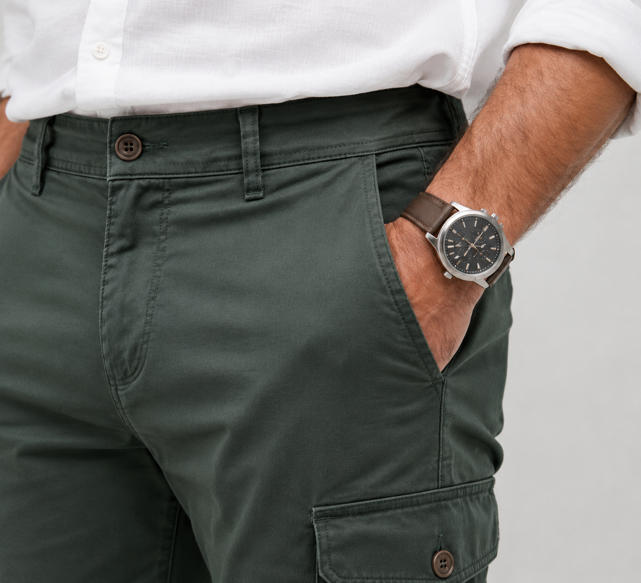 PANTALÓN CARGÓ VERDE  JAQUEMATE