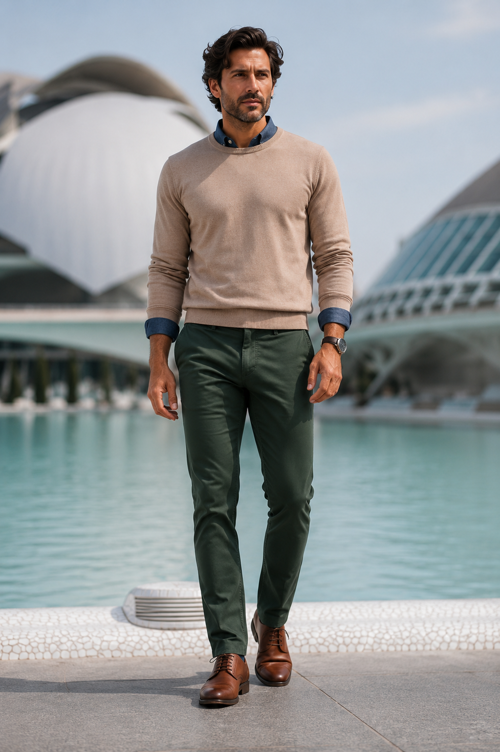 PANTALÓN CHINO VERDE JAQUEMATE (copia)
