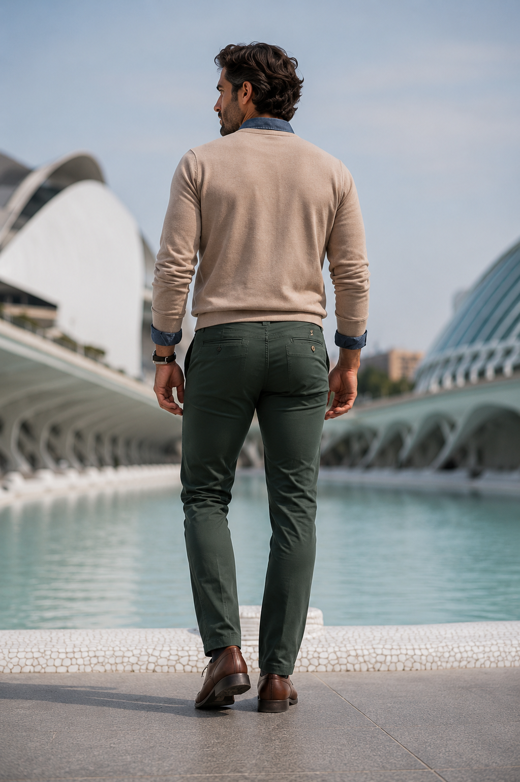 PANTALÓN CHINO VERDE JAQUEMATE (copia)