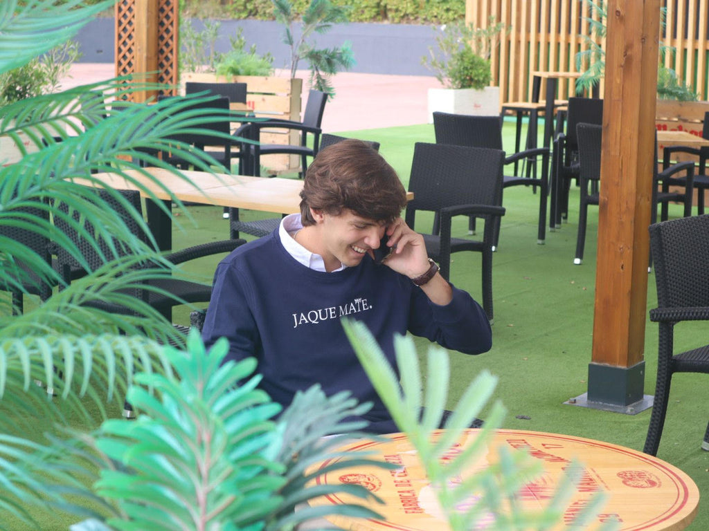 Sudadera Azul Marino Logo Delantero